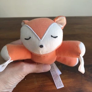 SUMMER INFANT Forest Baby Cotton Muslin SWADDLE ME Fox Plush Lovey SwaddleMe - Picture 1 of 7