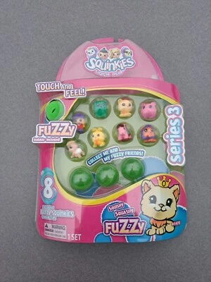 Brinquedo infantil Squinkies Fuzzy Series 3 personagens difusos exclusivos 2012 com 'surpresa'  - Imagem 1 de 4