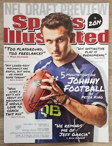 Johnny Manziel Signed Sports Illustrated Magazine 5/5/14 Texas A&M NFL RAD - Picture 1 of 1