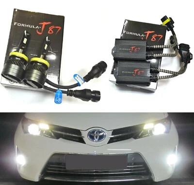 LED G8 Canceler H16 64219 5000K White Two Bulbs Fog Light Replacement Upgrade EO - Image 1 of 4