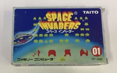 Nintendo Famicom FC Space Invaders From Japan w/ Box and Manual 0690 SP - Image 1 of 4
