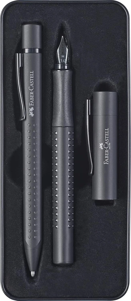 Faber-Castell Schreibgeräte-set Grip Edition All Black 201626 (4005402016266)
