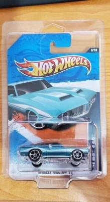 Hot Wheels Muscle Mania 9/10 Olds 442 2011 verde azulado con blanco #109 verde azulado Foto 1 de 3