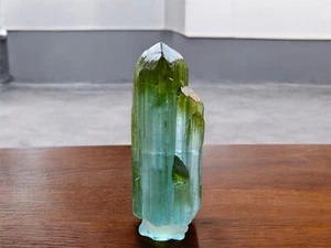Premium Natural Indicolite Tourmaline Crystal 2.4 Grams 25x9x7mm - Picture 1 of 5