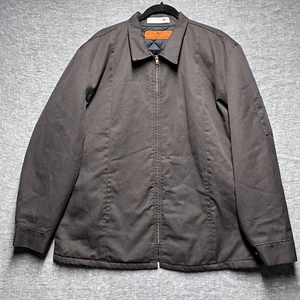 Vintage Red Kap Mechanics Workwear Quilt Lined Canvas Jacket Chore Men's XL USA - Picture 1 of 9