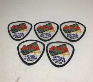 APA Pool League National Qualifier 2000 Patches Set Of 5 - Picture 1 of 12
