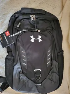Under Armour UA Storm Backpack School Laptop Bag Black NWT Free Ship