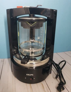 Cafetera Krups 468 B Moka Brew Pressure Steam Brew negra hecha en Portugal - Imagen 1 de 11