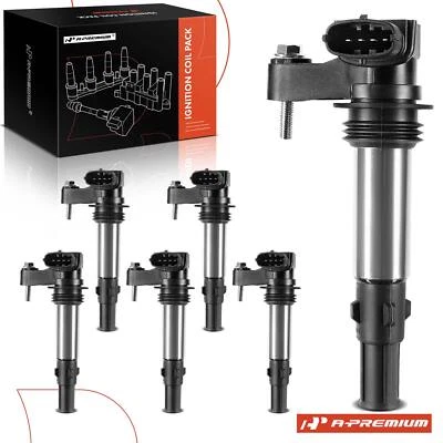 6x Ignition Coils for Cadillac CTS 04-09 Chevy GMC Saab Buick Saturn 3.6L 2.8L - Image 1 of 4