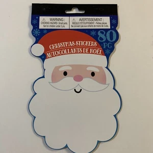 Christmas sticker book 4 pages 80 Stickers - Picture 1 of 1