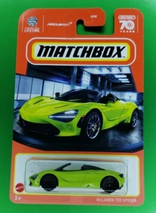 Matchbox 2019 McLaren 720S Spider, Lime Green - Picture 1 of 3