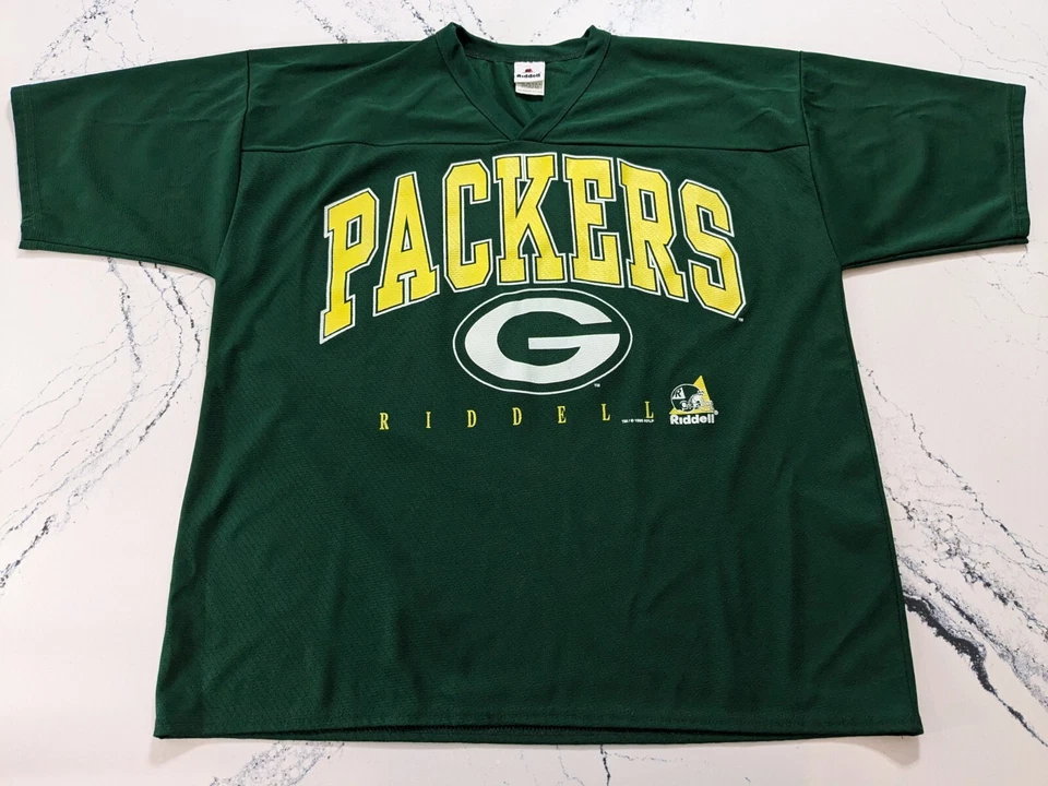 Camiseta deportiva vintage 1996 Green Bay Packers Russell gráfica para hombre XL hecha en EE. UU. Foto 1 de 4