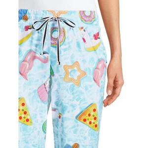 Women's Plus Sleep Joggers with Pockets Blue Combo 3X (22W-24W) 428 - Picture 1 of 4