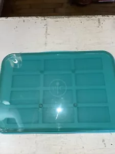 Bandeja de bocadillos de silicona rectangular Chef mimado con tapa verde o turquesa 15X10 - Imagen 1 de 3