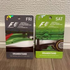 2014 Abu Dhabi Formula 1 Grand Prix Tickets Fri & Sat Hamilton First Merc Title!
