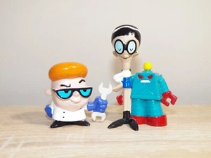 2000 Trendmasters Dexter's Laboratory - Dexter & Mandark 2.5" Figures - Picture 1 of 8