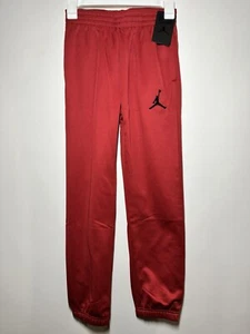 Nike Jordan Boys' Therma Joggers Red Medium NEW MSRP $50 - Picture 1 of 4
