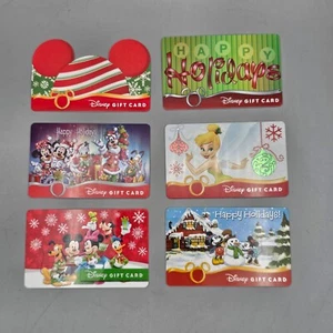 Disney Gift Card No Value Christmas and Holiday Season - Choose Your Design - Picture 1 of 23