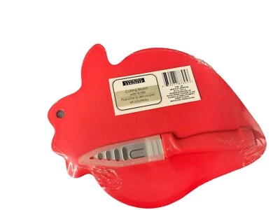 New Cooking Concepts Strawberry Shaped Hard Plastic Cutting Board Knife Sheath R - Image 1 of 3