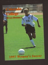 Colorado College Tigers--1997 Soccer Pocket Schedule
