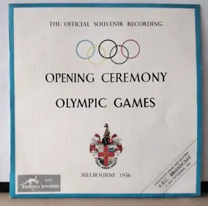 RADIOLA RECORDS LA-5010 OPENING CEREMONY OLYMPIC GAMES MELBOURNE 1956 AUS 10"LP - Picture 1 of 4
