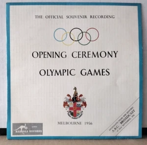 RADIOLA RECORDS LA-5010 OPENING CEREMONY OLYMPIC GAMES MELBOURNE 1956 AUS 10"LP - Picture 1 of 4