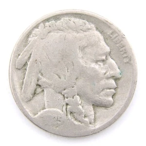 1925 Büffel Nickel 5 Cent - "sehr schöne Münze" - kostenloser Versand [C74] - Bild 1 von 2