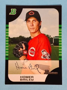 2005 Bowman RC Homer Bailey Cincinnati Reds #165 ⚾ - Picture 1 of 2