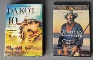 DVD Lot 3 Western Movies Sealed Quigley Down Under Dakota American Adventures - Picture 1 of 7