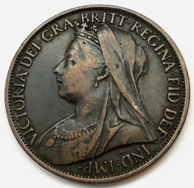 SUBASTA DE 0,99 CENTAVOS REINO UNIDO 1897 *TAMAÑO MEDIO DÓLAR*, VER FOTOS Foto 1 de 2