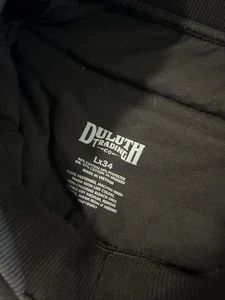 Pantalon de survêtement Duluth Trading Souped Up homme Lx34 noir cargo coton stretch randonnée - Photo 1/11