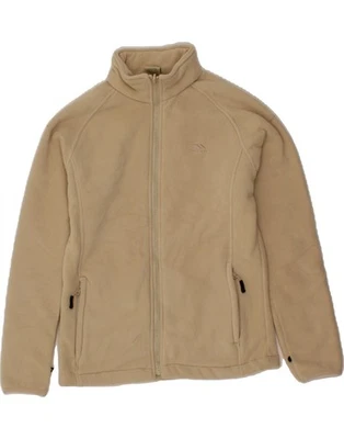 TRESPASS Womens Fleece Jacket UK 14 Medium Beige Polyester BJ13 - Image 1 of 3