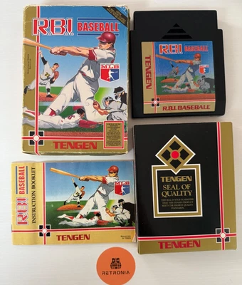 RBI Baseball Nintendo Nes Game NTSC USA Version Boxed With Manual Complete CIB - Image 1 of 4