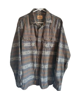 RedHead Ranch Flannel Shirt Southwest Aztecshirt Men's Large - Picture 1 of 9