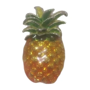 Pineapple Fruit Brooch Pendant  - Picture 1 of 3