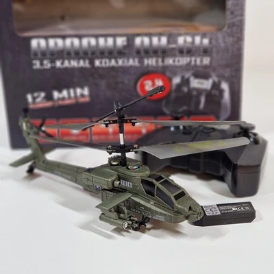 Amewi 25350 Apache AH 64 Rc Hubschrauber Helikopter Militär Heli 3,5-Kanal - Bild 1 von 4