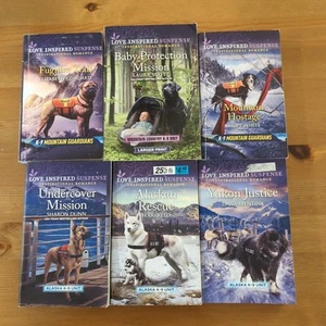 Harlequin Love Inspired Suspense K-9 Unit, Alaska, Mountain Guardian Lot of 6 PB - Picture 1 of 9