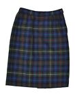 PENDLETON Womens A-Line Skirt US 2 XS W26 Multicoloured Check Virgin Wool YI07
