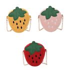 Women Cute Plush Strawberry Shoulder Lady Crossbody Bag Cartoon Satchel Purse