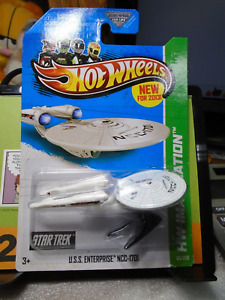 Hot Wheels HW Imagination Star Trek U.S.S. Enterprise NCC-1701 with Battle Scars