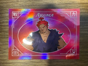 2025 Cardsmiths Street Fighter Alpha #46 Akuma Rainbow Holo Foil - Picture 1 of 2