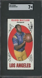 1969-70 Topps Elgin Baylor #35 HOF SGC 7 - Picture 1 of 2