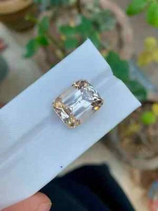 Yellow Cushion Cut Topaz Gemstone , Rich Color Natural Faceted Topaz 21.70 cts - Picture 1 of 8