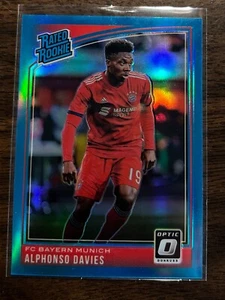 2018 Optic Alphonso Davies RC Aqua /149 - Picture 1 of 3
