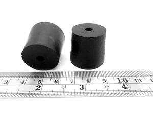 Rubber Stopper #5, 1 Center Hole Tub, Bung Hole Plugs 15/16" to 1 1/32" ID Holes - Picture 1 of 12