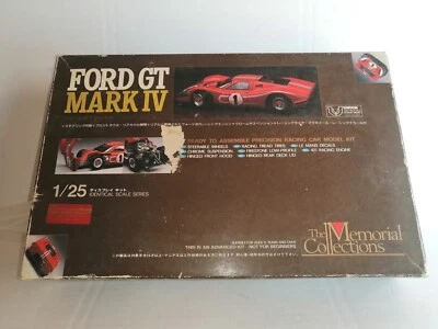 FORD GT MARK IV MADE IN JAPAN SCALA 1/25 KIT MONTAGGIO - Immagine 1 di 2