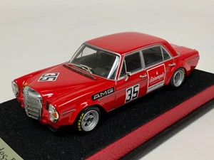 1/43 Minichamps Mercedes 300 SEL 6.9 AMG 1971 Sudwestpokal on Leather base A1040 - Picture 1 of 6