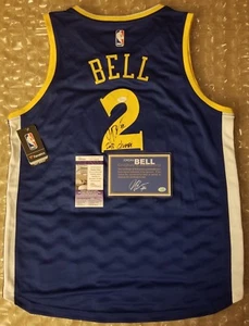 Jordan Bell Signed Fanatics Warriors Jersey Insc Rookie Signed JSA-SD & Bell COA - Picture 1 of 12