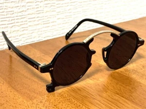 Junior Gaultier Vintage Sunglasses Black/Silver Frame Smoke Lens Excellent Rare - Picture 1 of 10