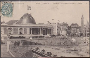 DINARD 35 Casino Palais de Cristal CPA écrite à Mlle M. L. DESPONTS Paris ~1900 - Picture 1 of 2